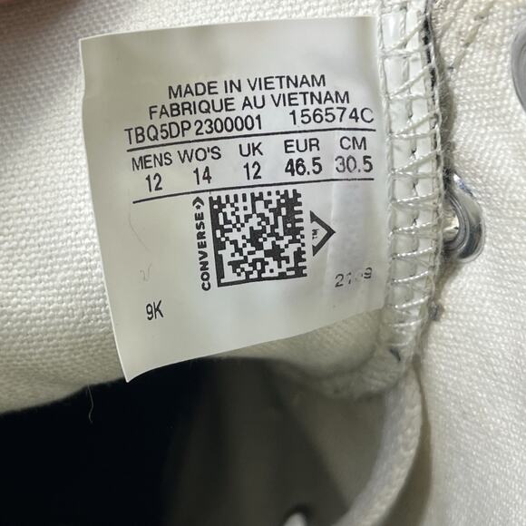 Converse Mens Mountain Club Chuck Taylor All Star Metallic Leather Shoes Sz 12 - Picture 7 of 10